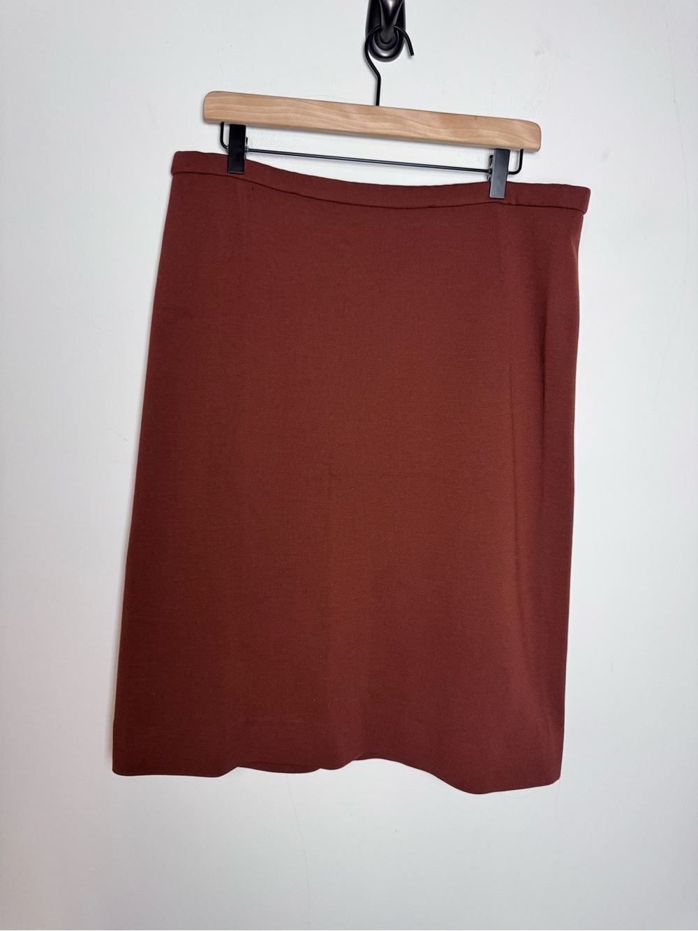 Hanro Wool Skirt size 18 Brown